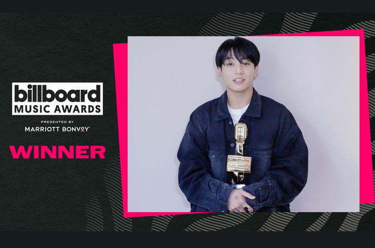 Jungkook là nghệ sĩ đầu tiên giành giải Bài hát K-pop hàng đầu toàn cầu của Billboard - Ảnh: Billboard
